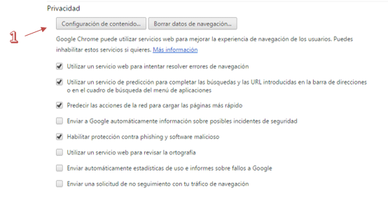 Contenido Chrome